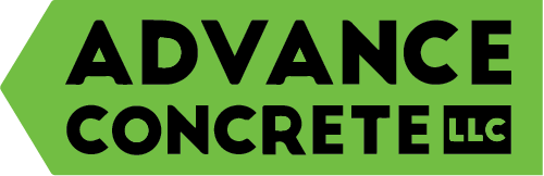 Advance Concrete tag logo